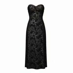 White House Black Market Strapless Floral Maxi Dress – Size 12